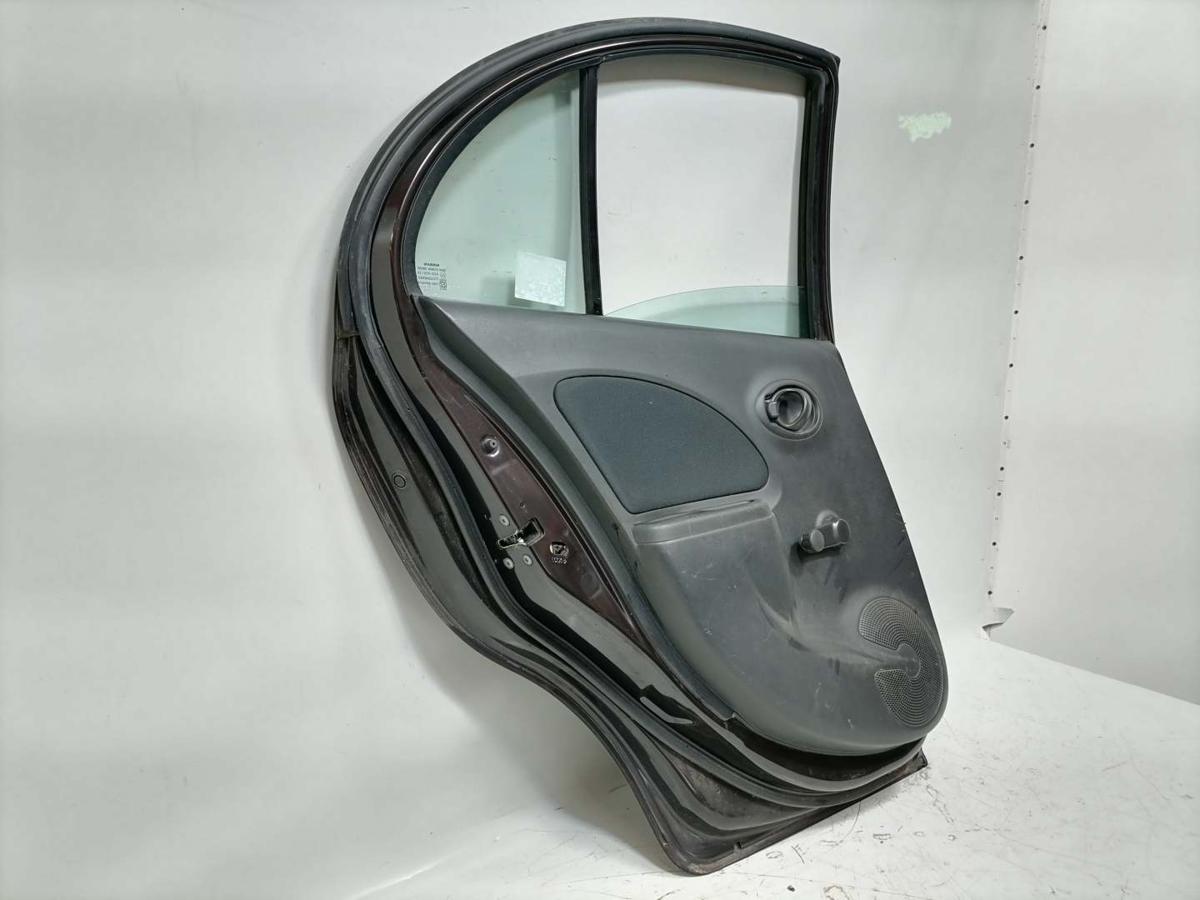 Nissan Micra K13 original T&uuml;r hinten links GAB-Nightshade Rohbau Bj.2012